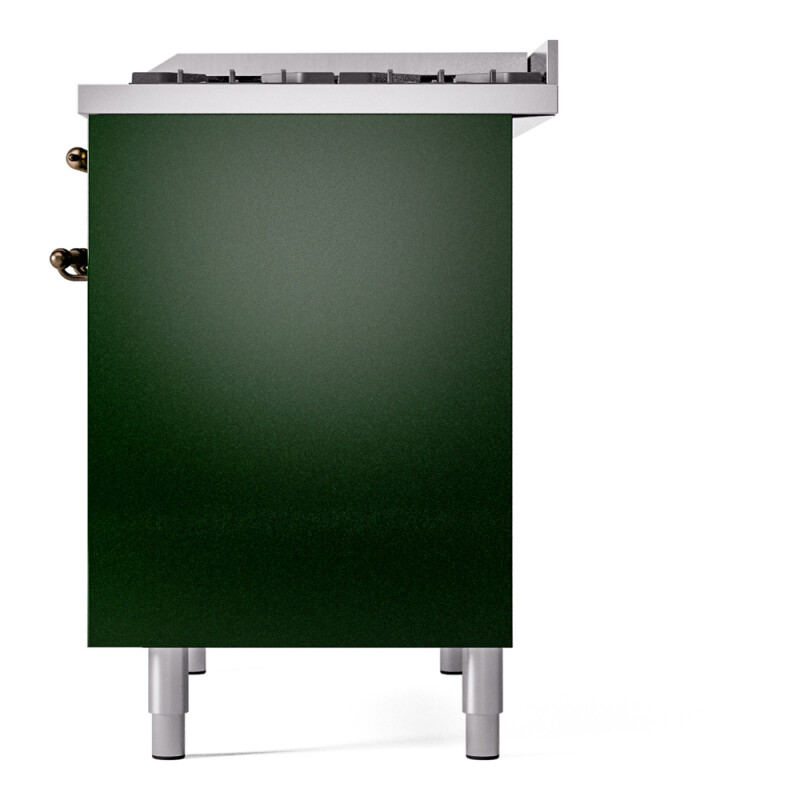 Nostalgie II 40 inch Dual Fuel Range with Double Ovens, 6 Burners and Griddle UPD40FNMPEGBLP