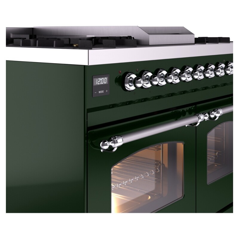 Nostalgie II 40 inch Dual Fuel Range with Double Ovens, 6 Burners and Griddle UPD40FNMPEGC