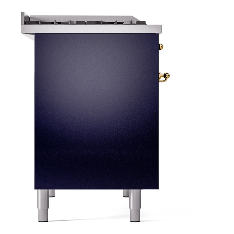 Nostalgie II 40 inch Dual Fuel Range with Double Ovens, 6 Burners and Griddle UPD40FNMPMBGLP
