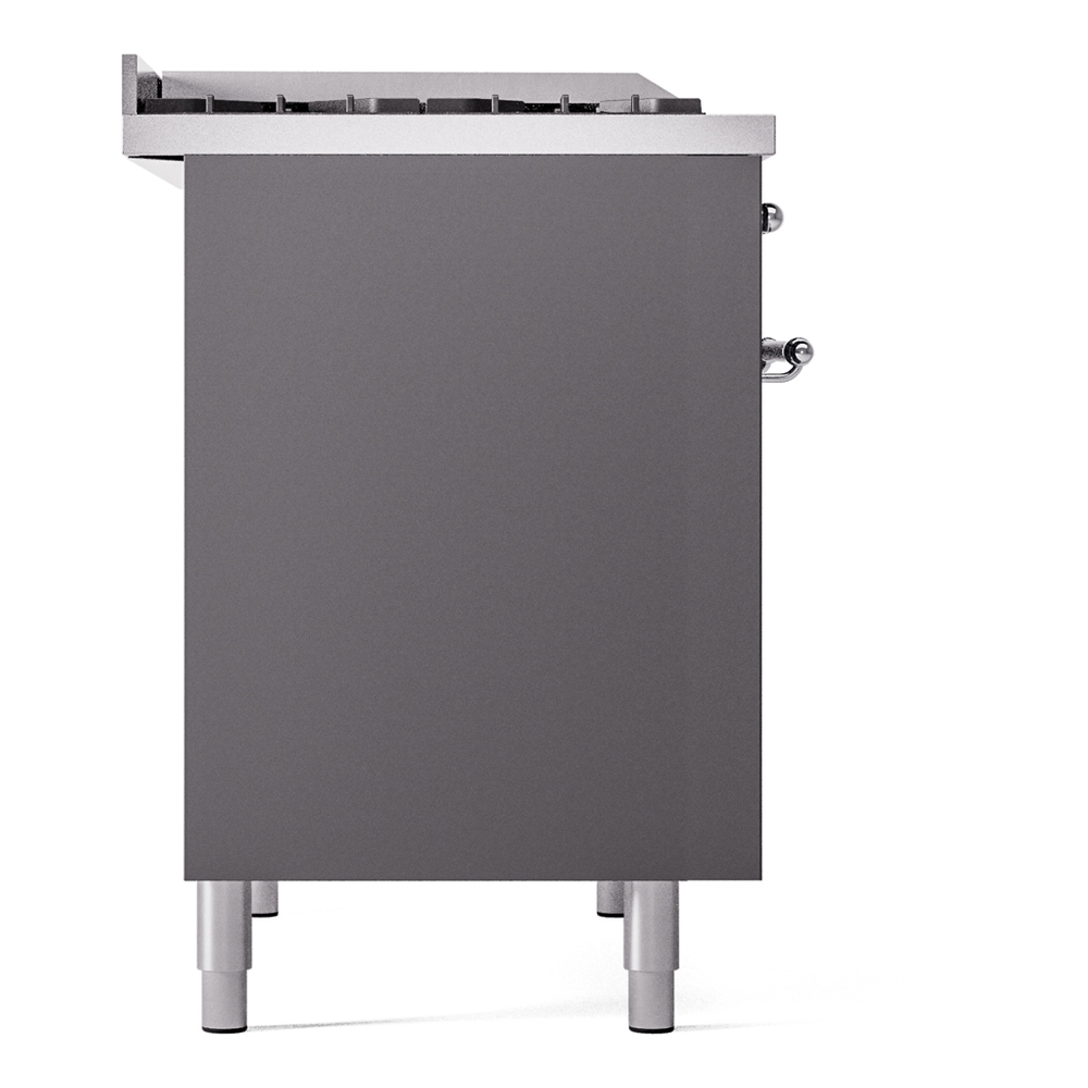 Nostalgie II 40 inch Dual Fuel Range with Double Ovens, 6 Burners and Griddle UPD40FNMPMGC