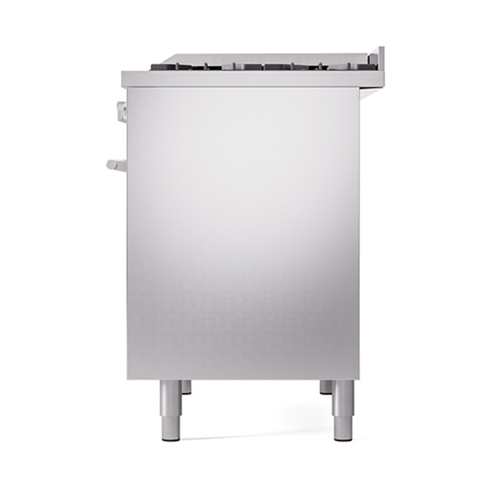 Professional Plus II 40 UPD40FQMPSS Freestanding Dual Fuel Range with 6 Sealed Burners with Griddle Double Oven with Solid Door UPD40FQMPSSLP