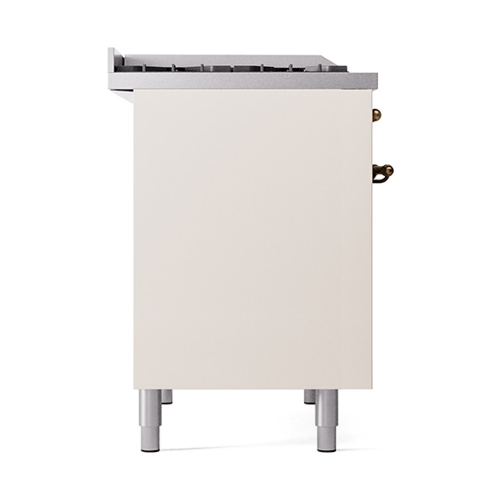 Nostalgie II 40 inch Dual Fuel Range with Double Ovens, 6 Burners and Griddle UPD40FQNMPAWB