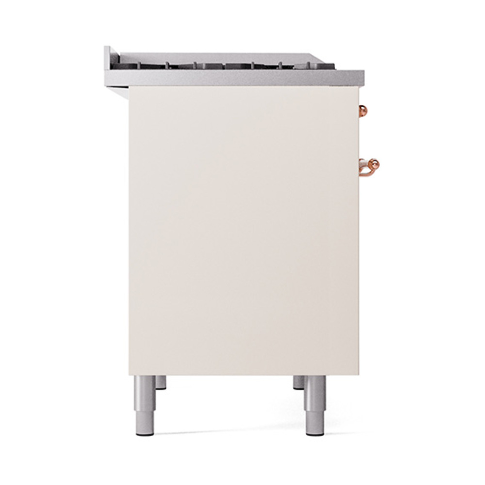 Nostalgie II 40 inch Dual Fuel Range with Double Ovens, 6 Burners and Griddle UPD40FQNMPAWP