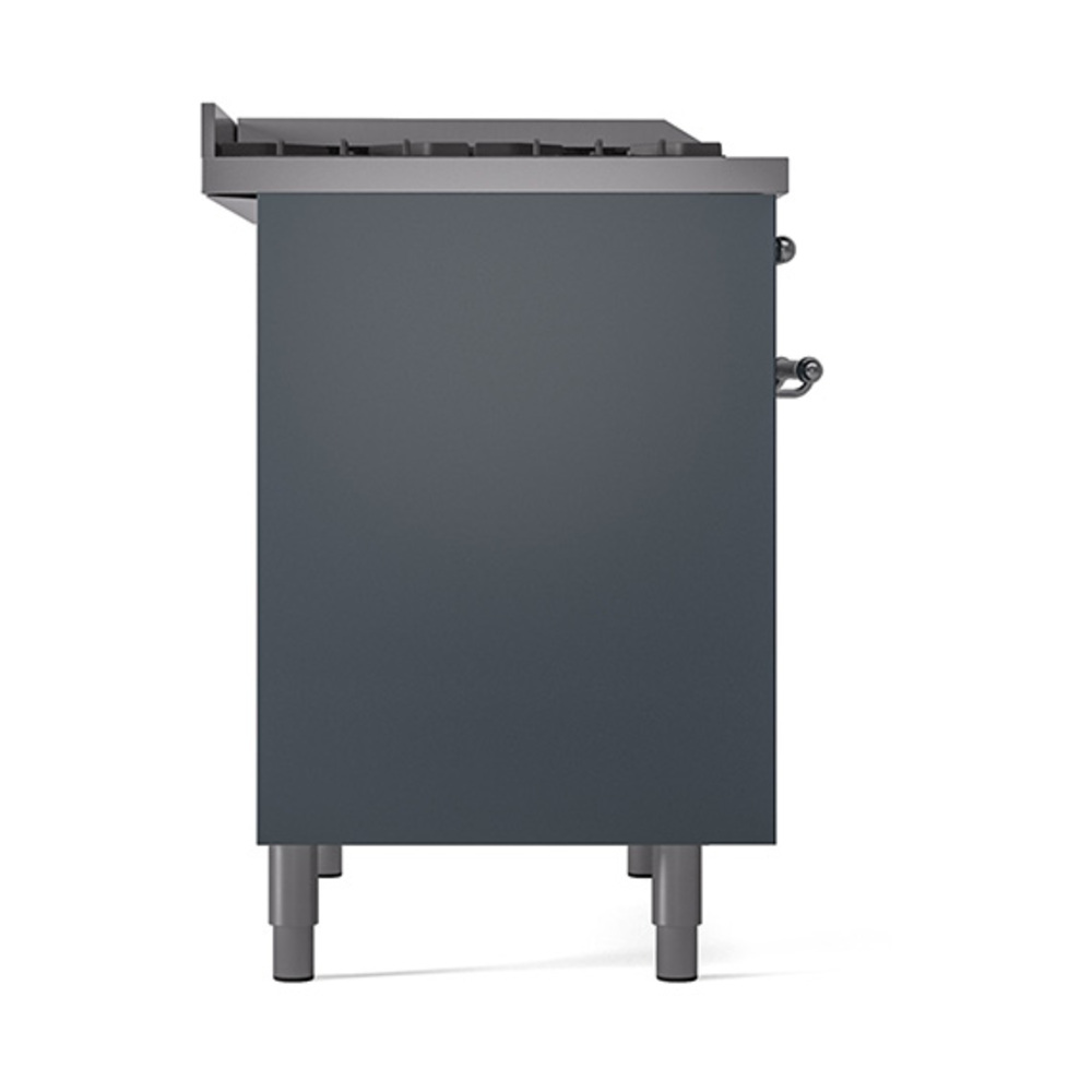 Nostalgie II 40 inch Dual Fuel Range with Double Ovens, 6 Burners and Griddle UPD40FQNMPBGCLP