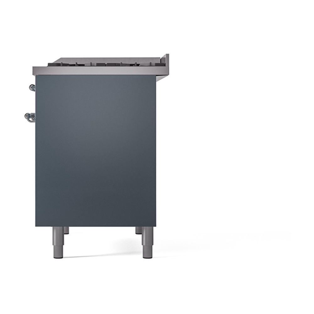 Nostalgie II 40 inch Dual Fuel Range with Double Ovens, 6 Burners and Griddle UPD40FQNMPBGCLP