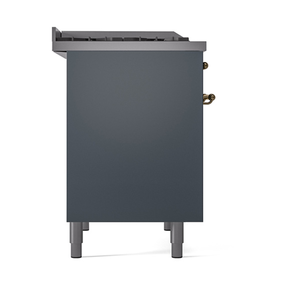 Nostalgie II 40 inch Dual Fuel Range with Double Ovens, 6 Burners and Griddle UPD40FQNMPBGG