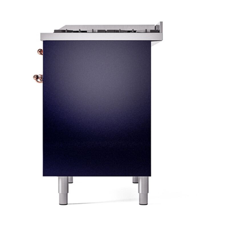 Nostalgie II 40 inch Dual Fuel Range with Double Ovens, 6 Burners and Griddle UPD40FQNMPMBPLP