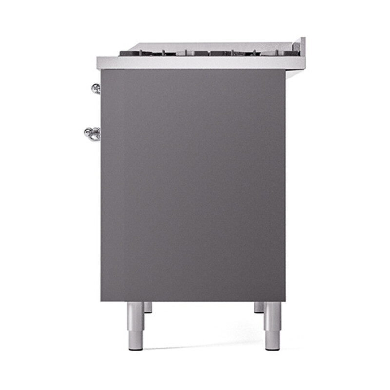 Nostalgie II 40 inch Dual Fuel Range with Double Ovens, 6 Burners and Griddle UPD40FQNMPMGCLP