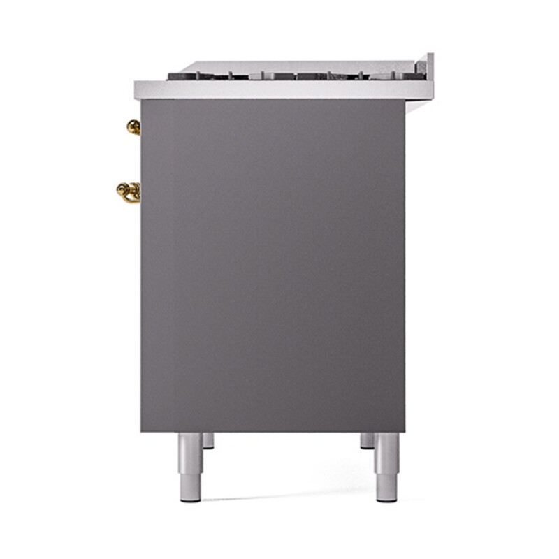 Nostalgie II 40 inch Dual Fuel Range with Double Ovens, 6 Burners and Griddle UPD40FQNMPMGG