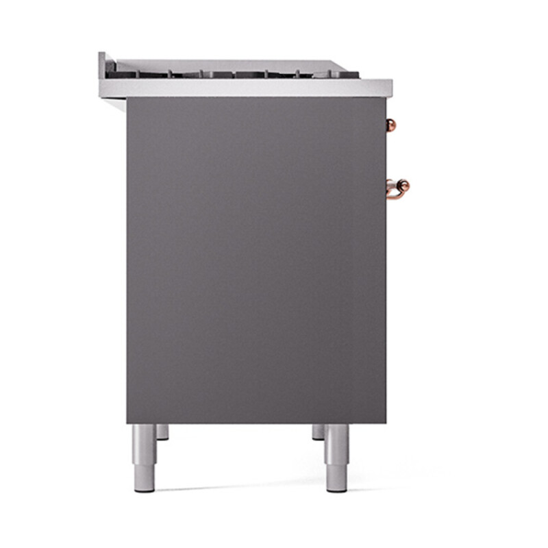 Nostalgie II 40 inch Dual Fuel Range with Double Ovens, 6 Burners and Griddle UPD40FQNMPMGPLP