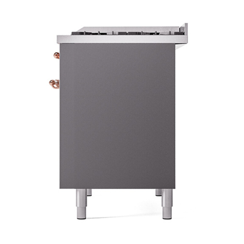 Nostalgie II 40 inch Dual Fuel Range with Double Ovens, 6 Burners and Griddle UPD40FQNMPMGPLP
