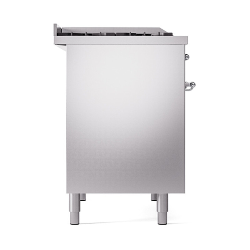 Nostalgie II 40 inch Dual Fuel Range with Double Ovens, 6 Burners and Griddle UPD40FQNMPSSC