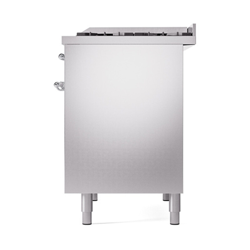 Nostalgie II 40 inch Dual Fuel Range with Double Ovens, 6 Burners and Griddle UPD40FQNMPSSCLP