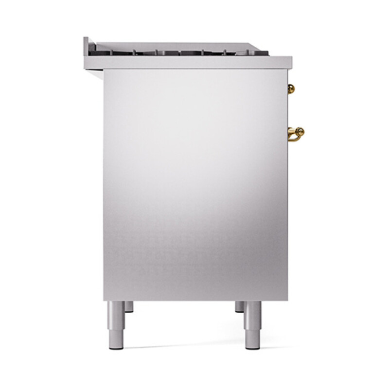 Nostalgie II 40 inch Dual Fuel Range with Double Ovens, 6 Burners and Griddle UPD40FQNMPSSGLP