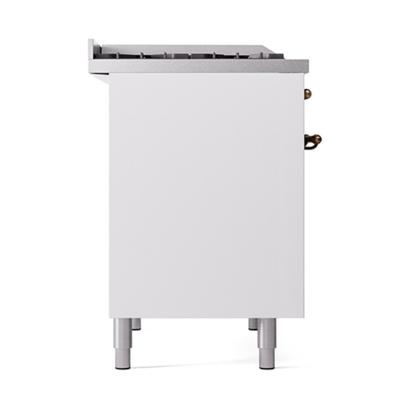 Nostalgie II 40 inch Dual Fuel Range with Double Ovens, 6 Burners and Griddle UPD40FQNMPWHBLP