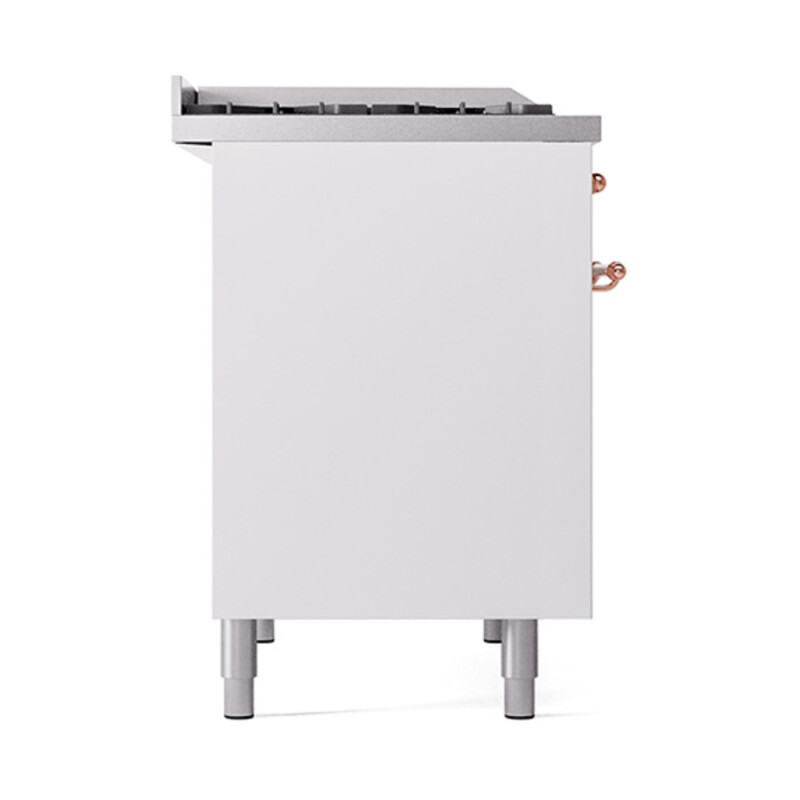 Nostalgie II 40 inch Dual Fuel Range with Double Ovens, 6 Burners and Griddle UPD40FQNMPWHP