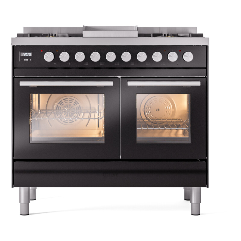 Professional Plus II 40 inch Dual Fuel Range UPD40FWMPBKLP