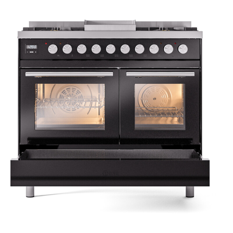 Professional Plus II 40 inch Dual Fuel Range UPD40FWMPBKLP