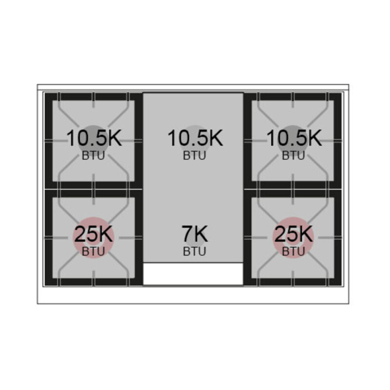 Professional Plus II 40 UPD40FWMPRA Freestanding Dual Fuel Range with 6 Sealed Burners with Griddle Double Oven with Triple Glass Door with Stainless Steel knobs UPD40FWMPRALP