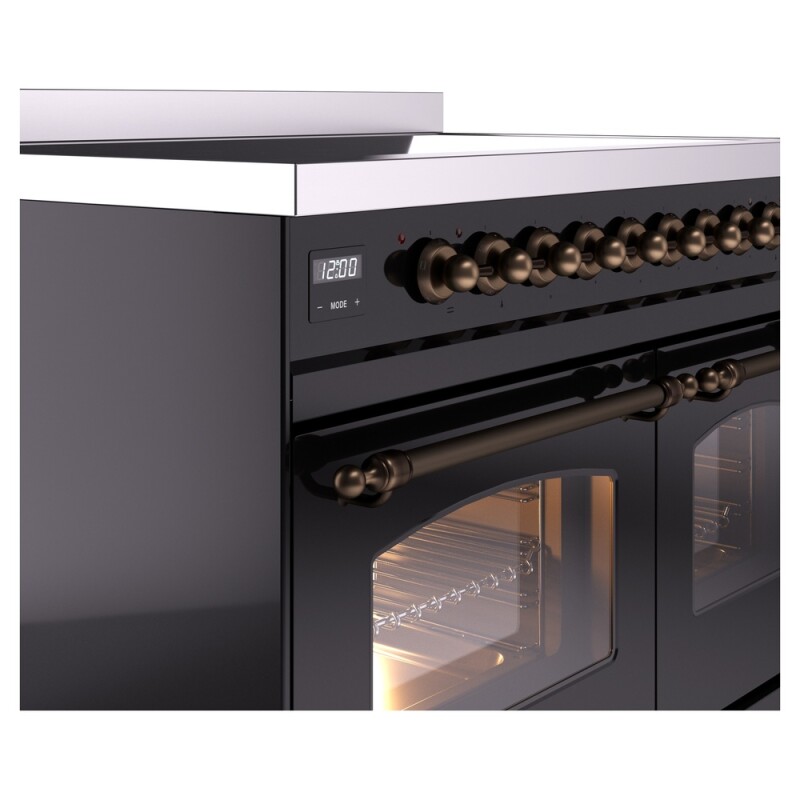 Nostalgie II 40 inch Induction Range with 6 Elements UPDI406NMPBKB