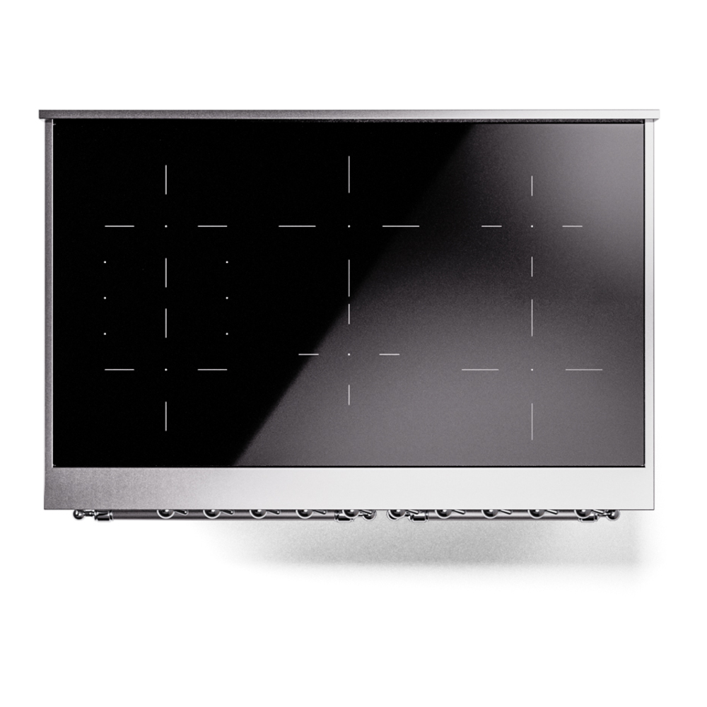 Nostalgie II 40 UPDI406NMPRAC Freestanding Electric Range Range with Induction Double Oven with Triple Glass Door with Chrome knobs UPDI406NMPRAC