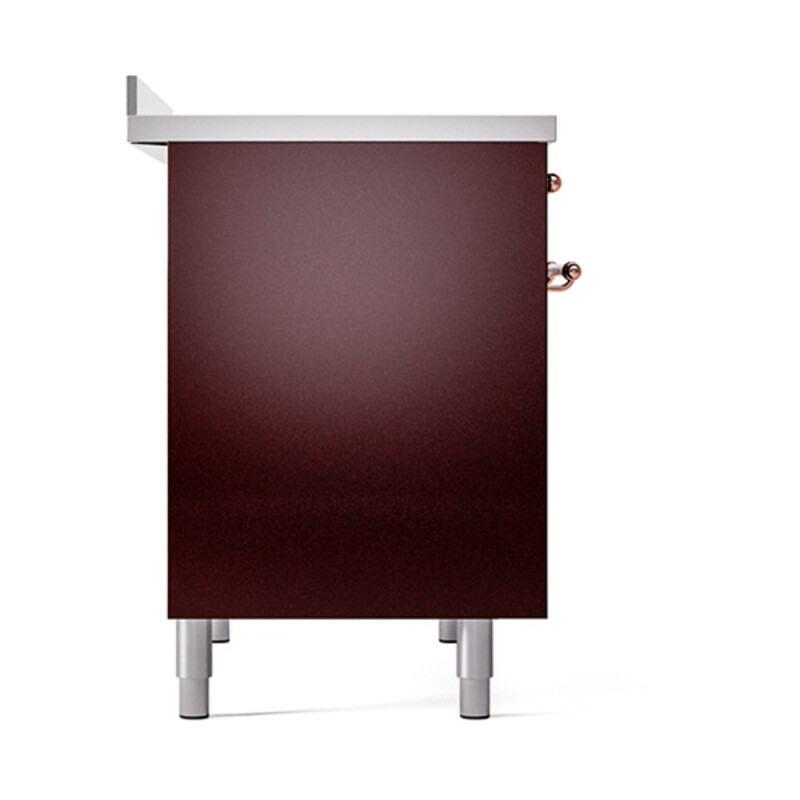 Nostalgie II 40 UPDI406QNMPBUP Freestanding Electric Range Range with Induction Double Oven with Solid Door with Copper knobs UPDI406QNMPBUP