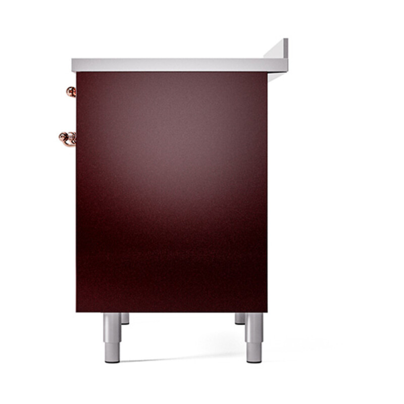 Nostalgie II 40 UPDI406QNMPBUP Freestanding Electric Range Range with Induction Double Oven with Solid Door with Copper knobs UPDI406QNMPBUP
