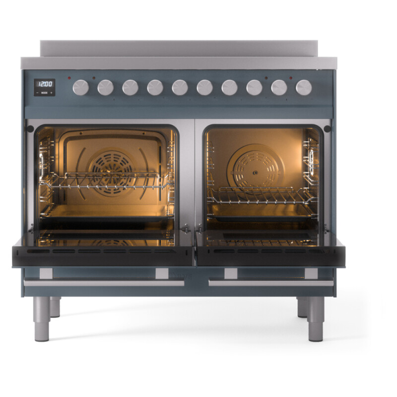 Professional Plus II 40 UPDI406WMPBG Freestanding Electric Range Range with Induction Double Oven with Triple Glass Door with Stainless Steel knobs UPDI406WMPBG