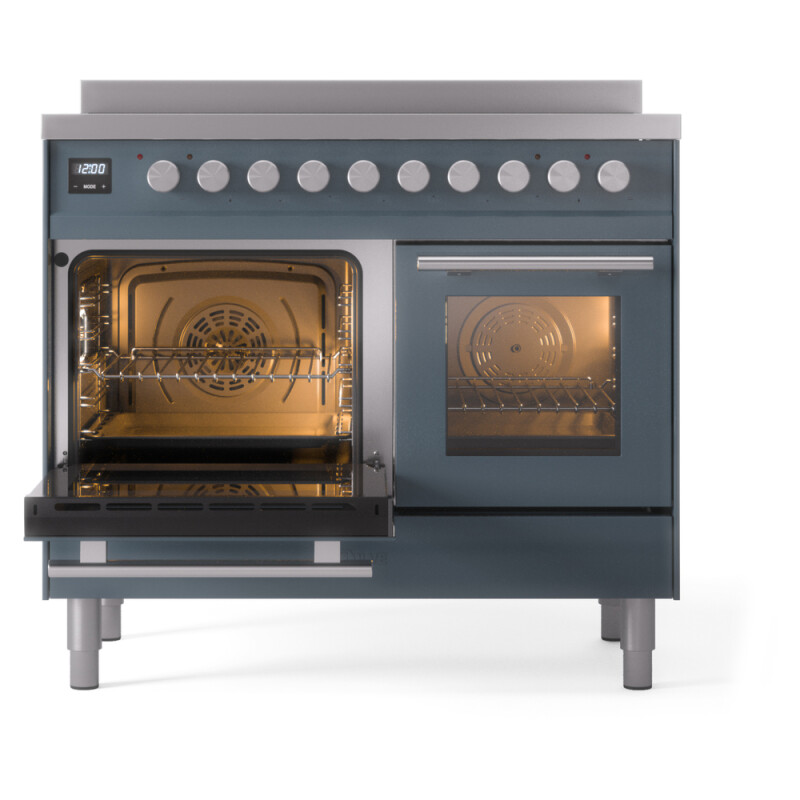 Professional Plus II 40 UPDI406WMPBG Freestanding Electric Range Range with Induction Double Oven with Triple Glass Door with Stainless Steel knobs UPDI406WMPBG