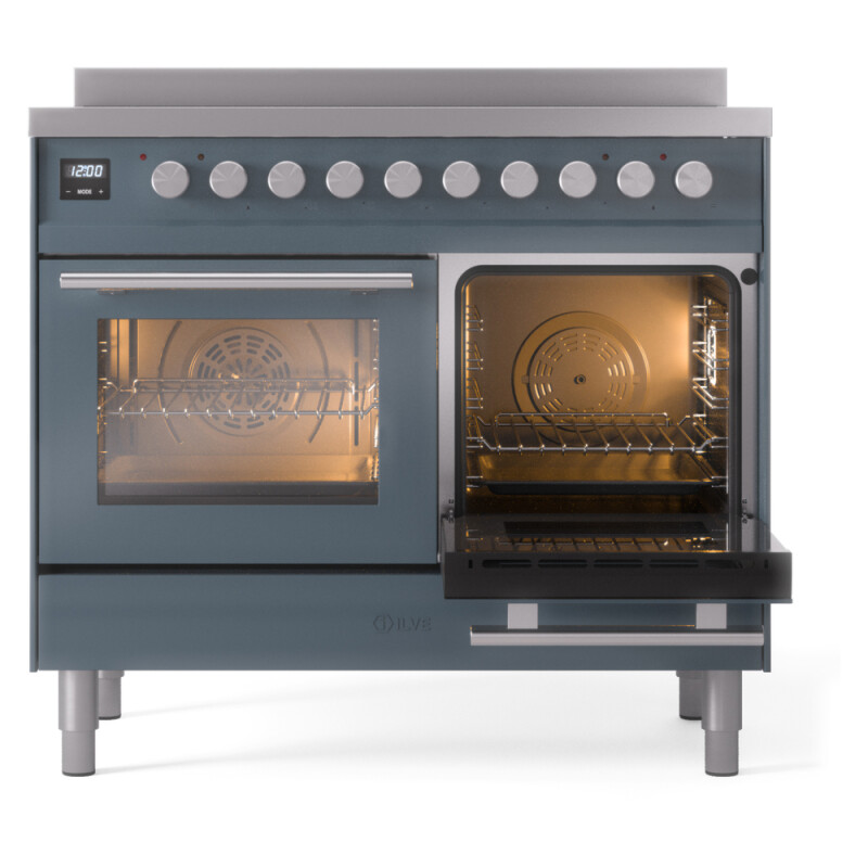 Professional Plus II 40 UPDI406WMPBG Freestanding Electric Range Range with Induction Double Oven with Triple Glass Door with Stainless Steel knobs UPDI406WMPBG