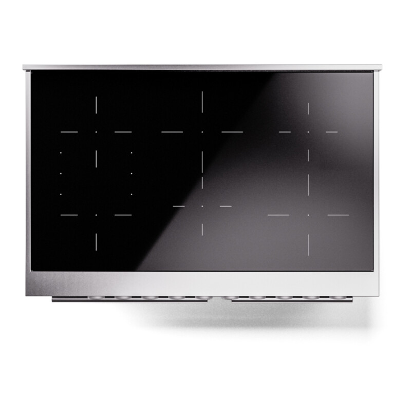 Professional Plus II 40 UPDI406WMPRA Freestanding Electric Range Range with Induction Double Oven with Triple Glass Door with Stainless Steel knobs UPDI406WMPRA