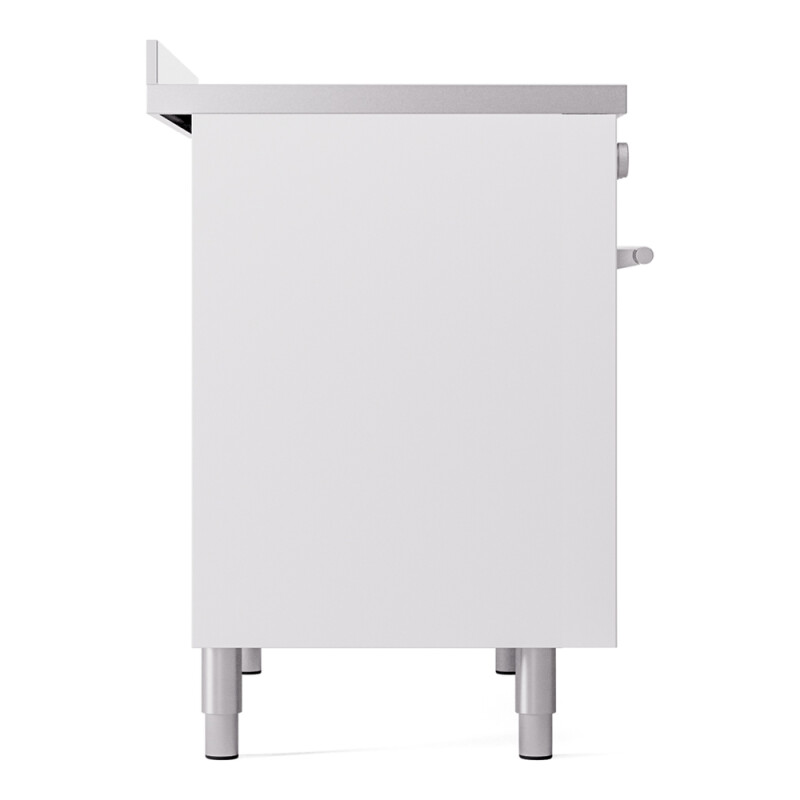 Professional Plus II 40 UPDI406WMPWH Freestanding Electric Range Range with Induction Double Oven with Triple Glass Door with Stainless Steel knobs UPDI406WMPWH