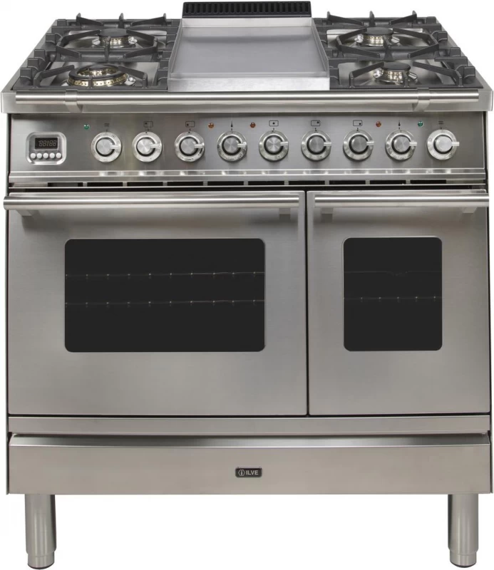 Professional Plus Series 36" Dual Fuel Liquid Propane Freestanding Range UPDW90FDMPILP, product image 3 of 16