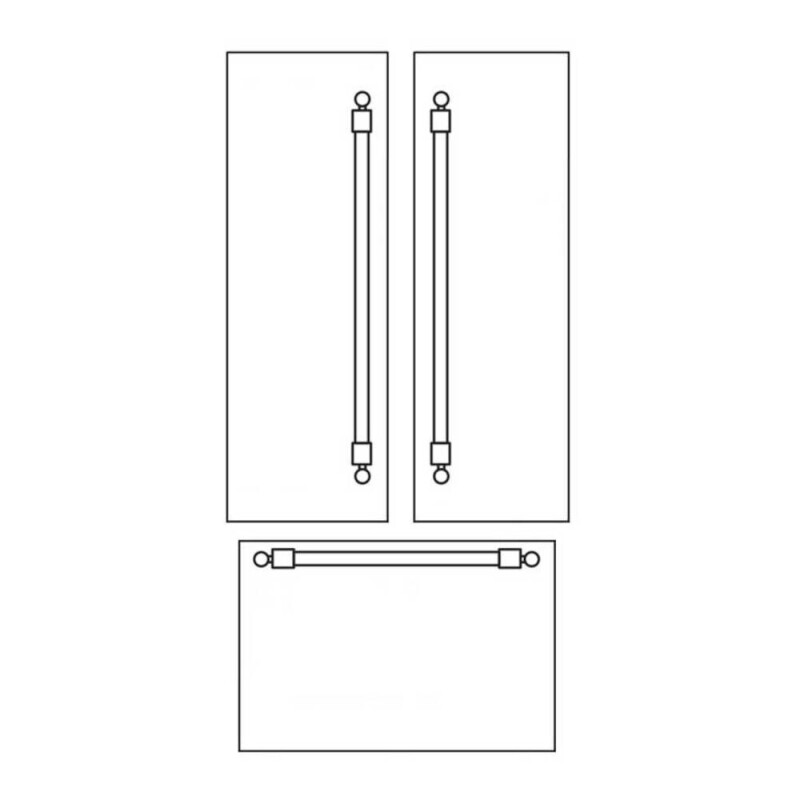 Nostalgie 36 inch French Door Panels UPFD36MBG