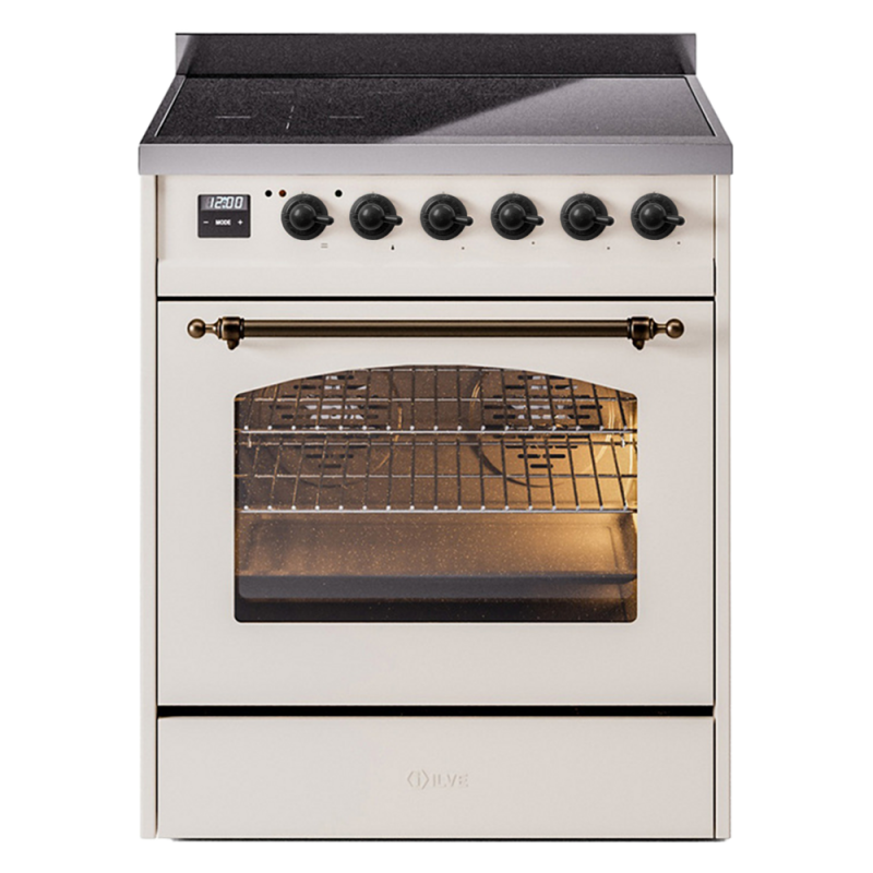 Nostalgie II 30 inch Induction Range with 4 Elements UPI304NMPAWB