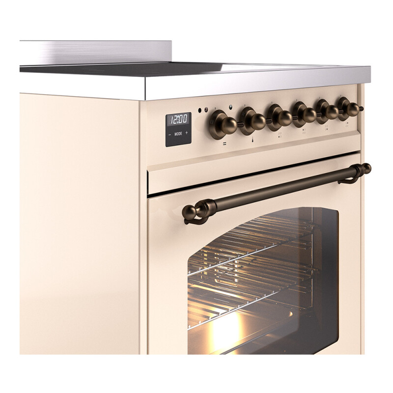 Nostalgie II 30 inch Induction Range with 4 Elements UPI304NMPAWB