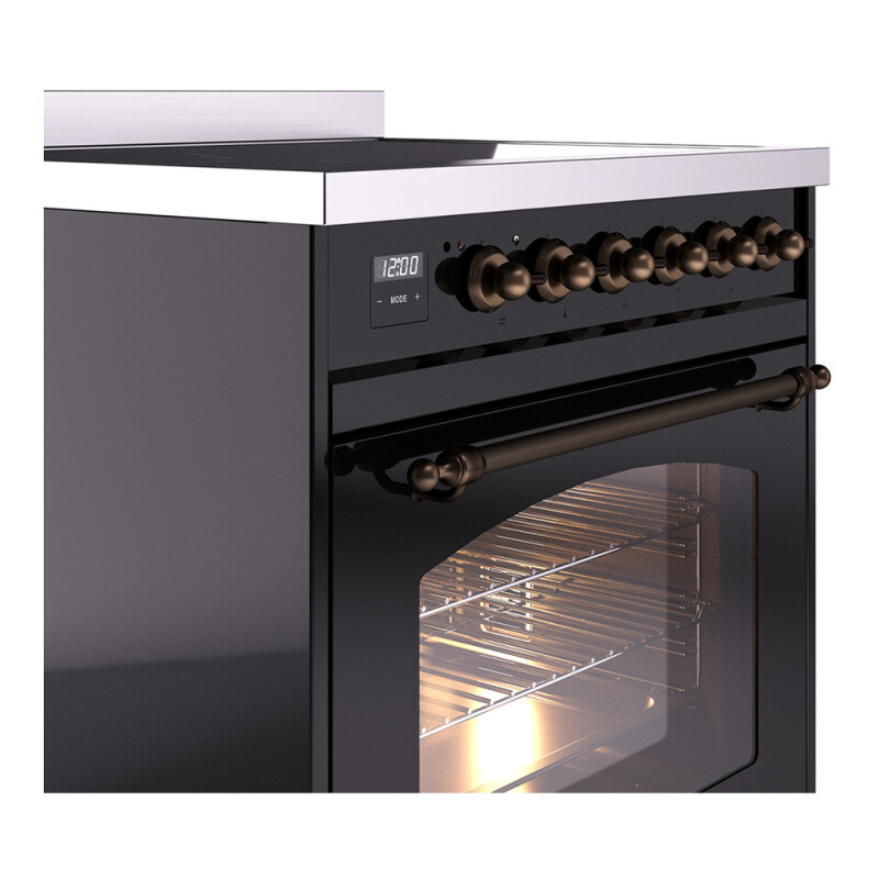 Nostalgie II 30 inch Induction Range with 4 Elements UPI304NMPBKB