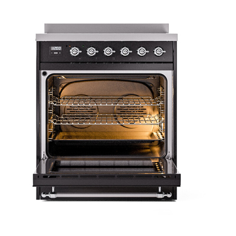 Nostalgie II 30 inch Induction Range with 4 Elements UPI304NMPBKC
