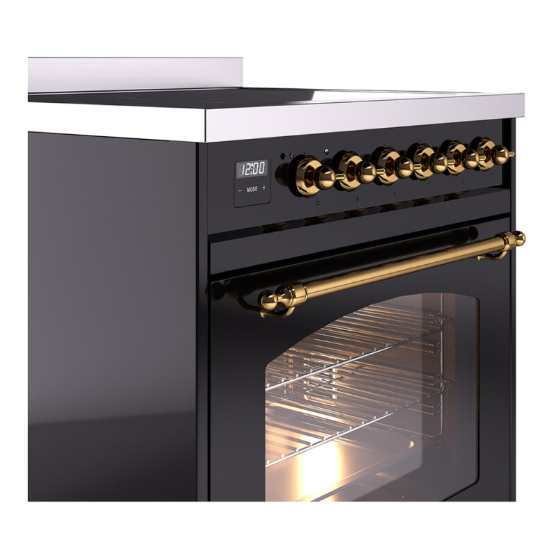 Nostalgie II 30 inch Induction Range with 4 Elements UPI304NMPBKG
