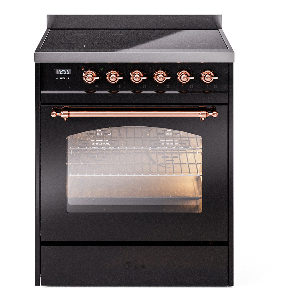 Nostalgie II 30 inch Induction Range with 4 Elements UPI304NMPBKP