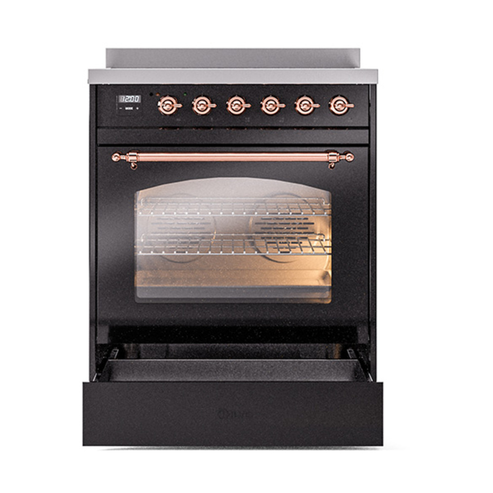 Nostalgie II 30 inch Induction Range with 4 Elements UPI304NMPBKP