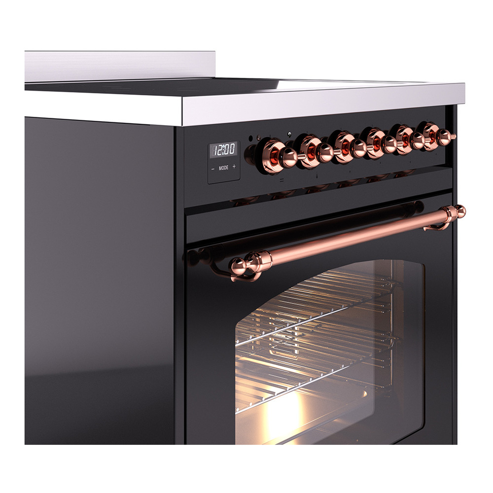 Nostalgie II 30 inch Induction Range with 4 Elements UPI304NMPBKP