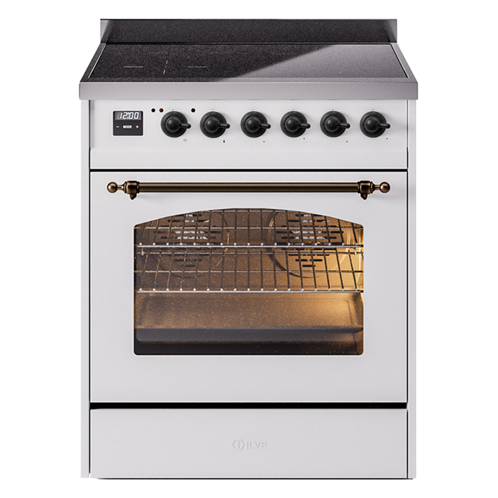 Nostalgie II 30 inch Induction Range with 4 Elements UPI304NMPWHB