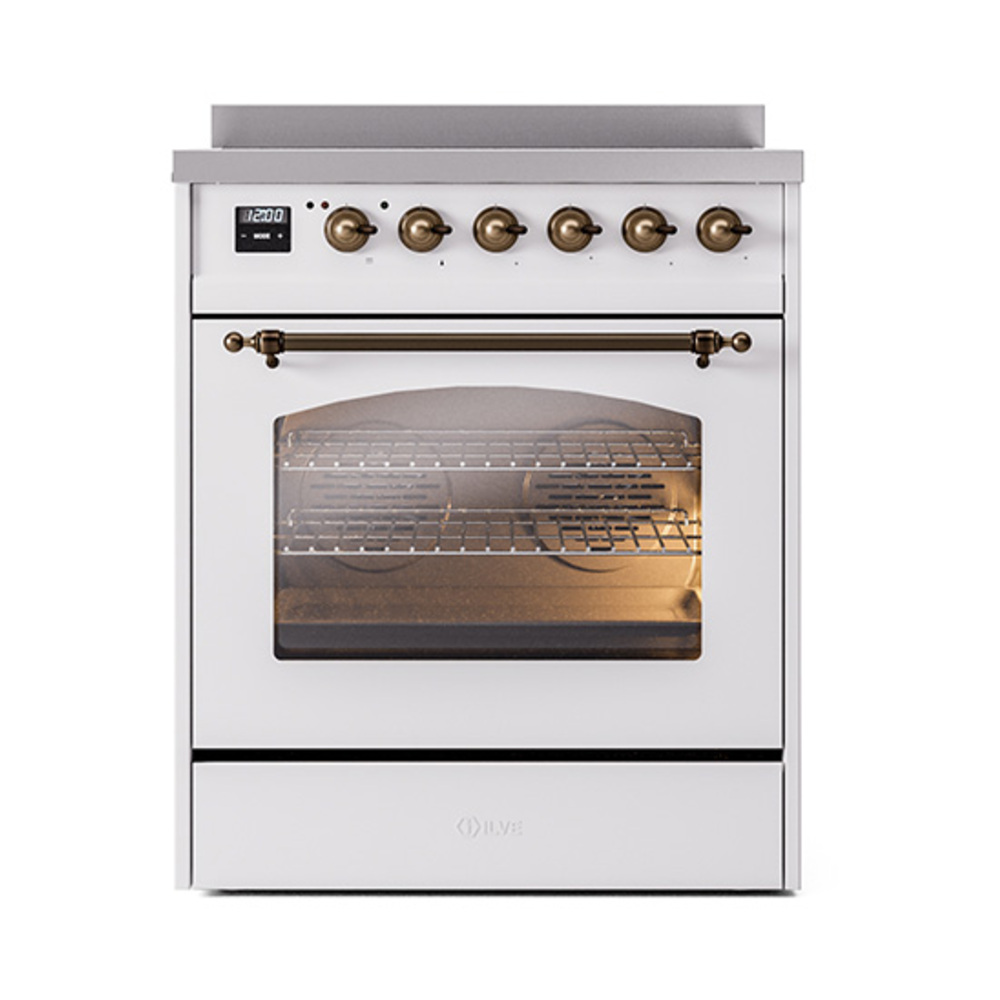 Nostalgie II 30 inch Induction Range with 4 Elements UPI304NMPWHB