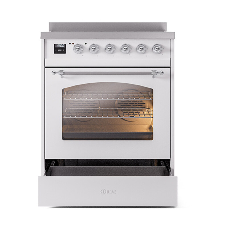 Nostalgie II 30 inch Induction Range with 4 Elements UPI304NMPWHC