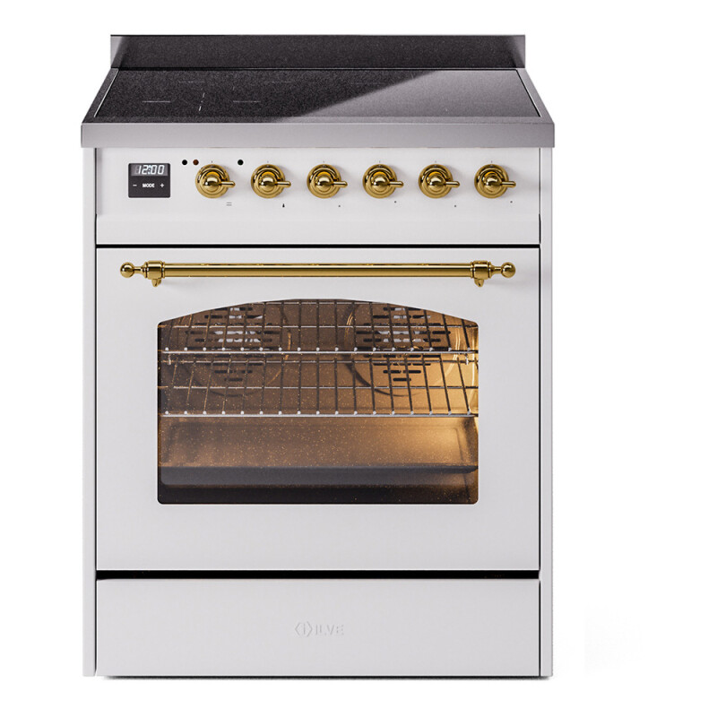 Nostalgie II 30 inch Induction Range with 4 Elements UPI304NMPWHG
