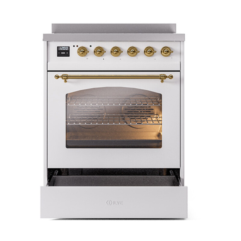 Nostalgie II 30 inch Induction Range with 4 Elements UPI304NMPWHG