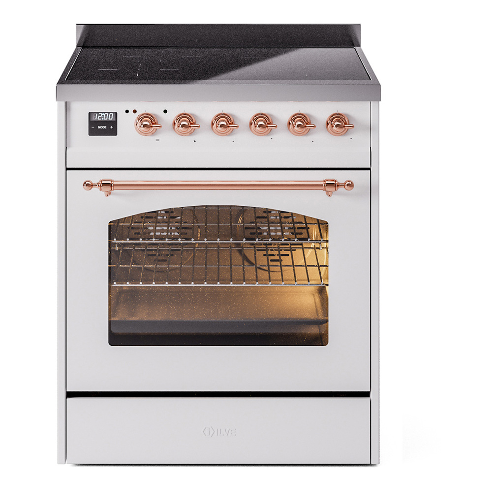 Nostalgie II 30 inch Induction Range with 4 Elements UPI304NMPWHP