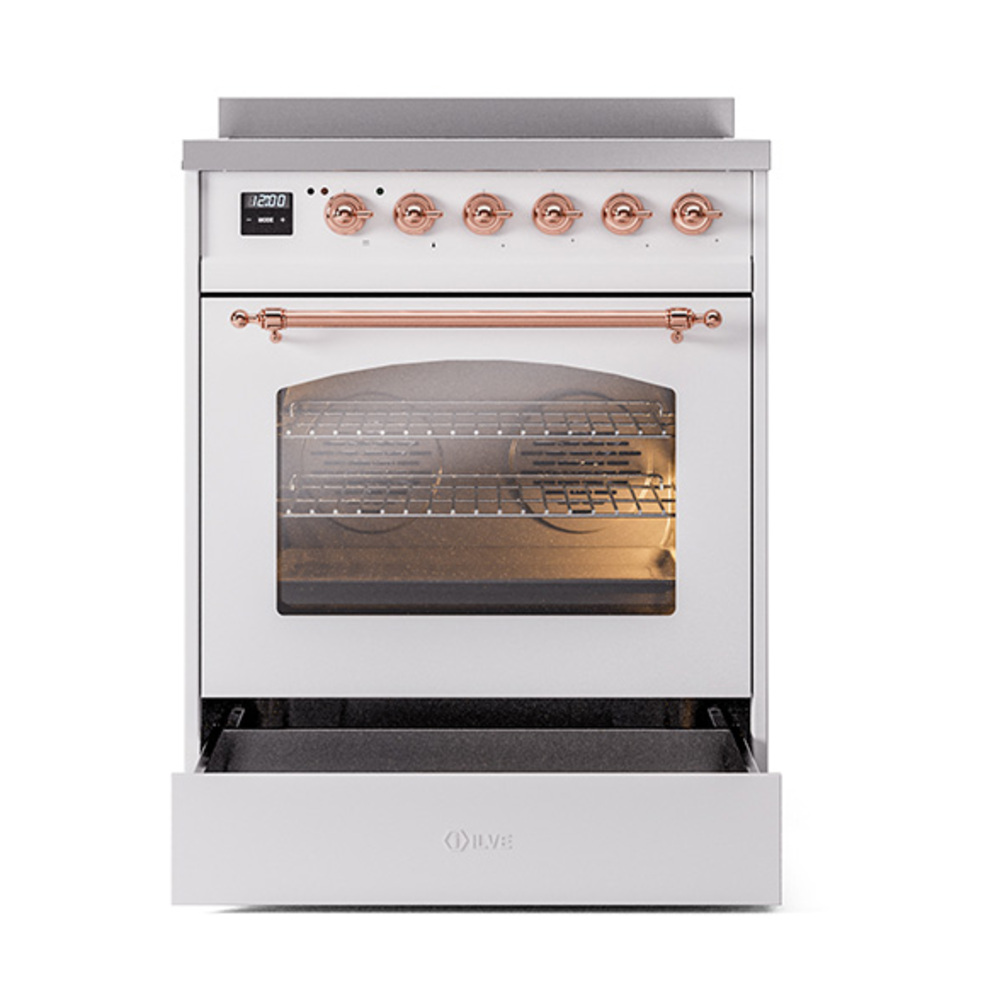 Nostalgie II 30 inch Induction Range with 4 Elements UPI304NMPWHP
