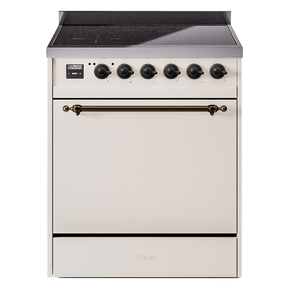 Nostalgie II 30 inch Induction Range with 4 Elements UPI304QNMPAWB